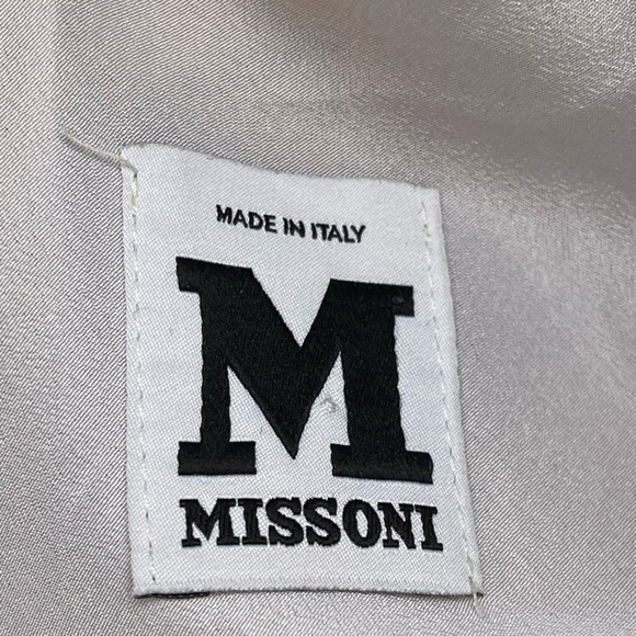 M MISSONI ABSTRACT SILK DRESS SIZE 6 - Picture 10 of 13